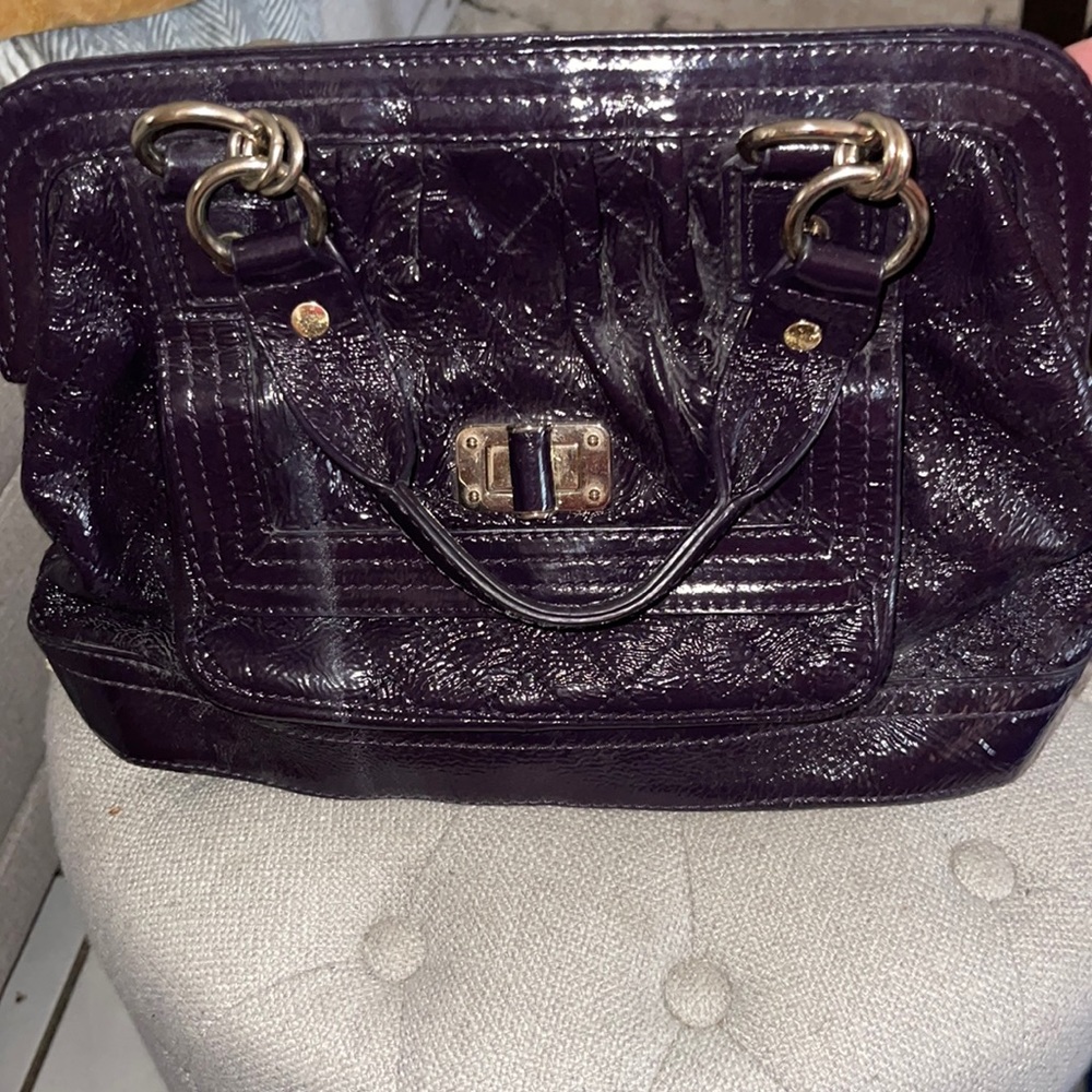 Elliott Luca Purple Satchel Bag